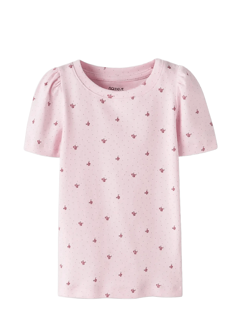name it - NMFHANNIS SS XSL TOP - kortærmede t-shirts - cradle pink - 2