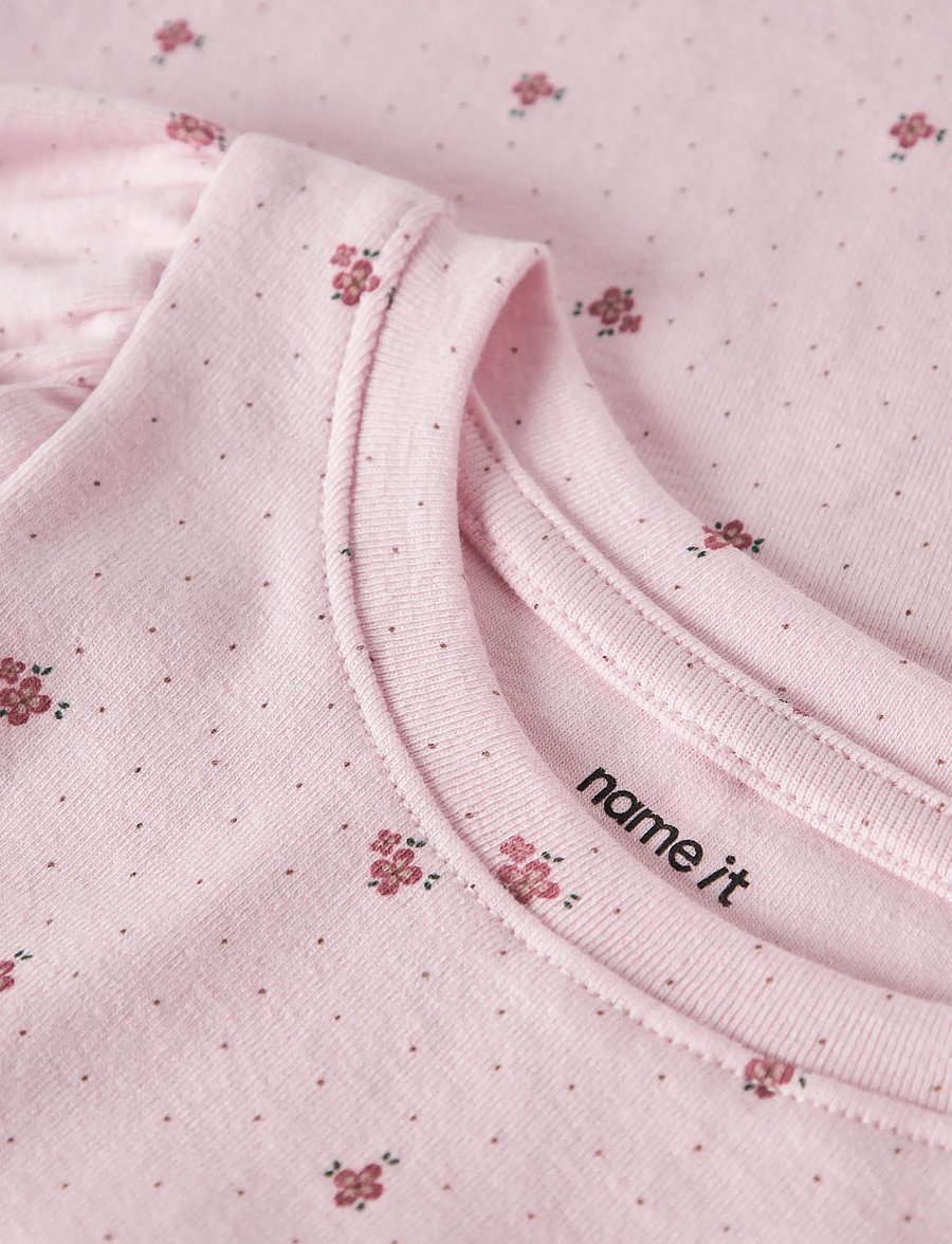 name it - NMFHANNIS SS XSL TOP - t-krekli ar īsām piedurknēm - cradle pink - 3