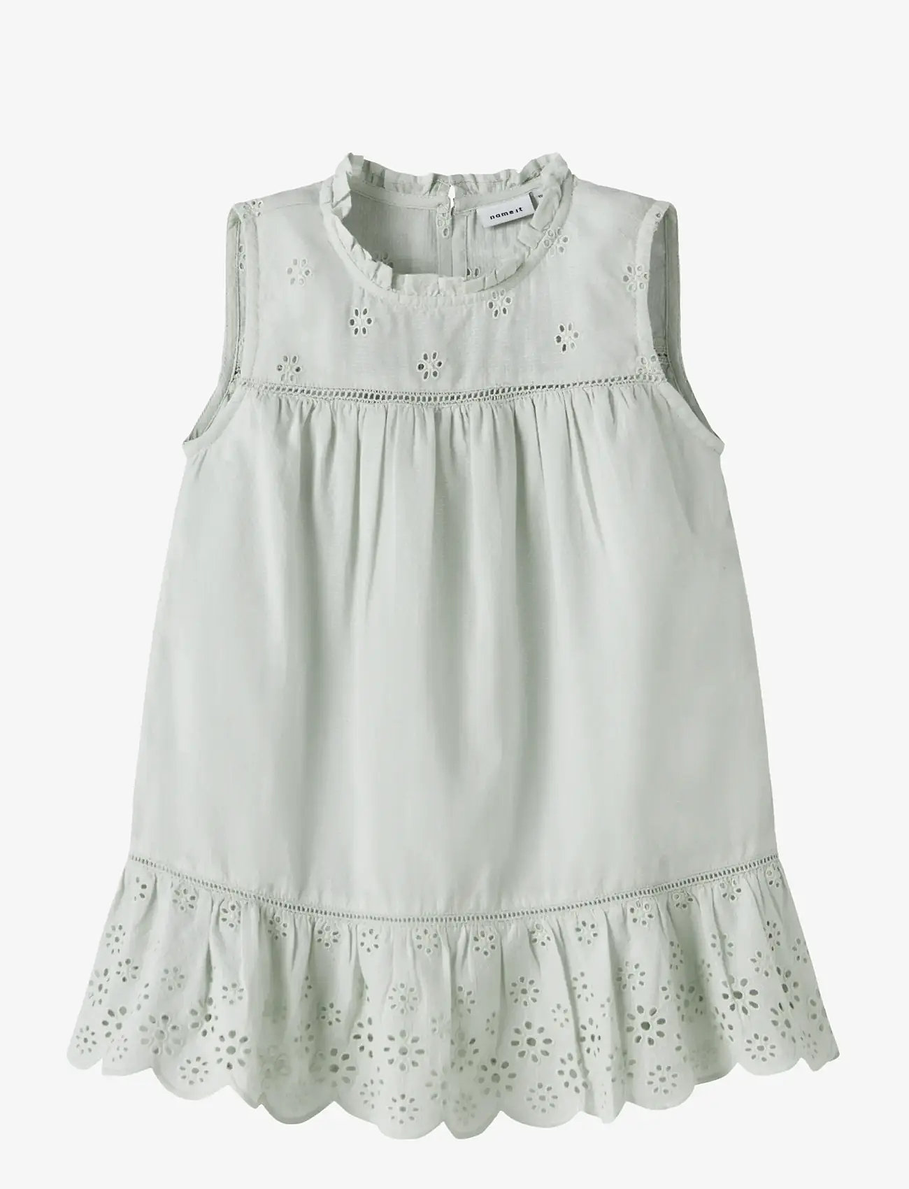 name it - NMFHALCYON SL DRESS - sleeveless baby dresses - pale aqua - 0