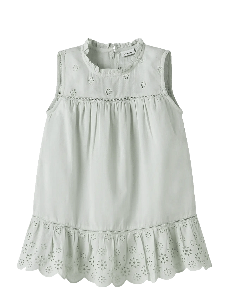 name it - NMFHALCYON SL DRESS - sleeveless baby dresses - pale aqua - 0