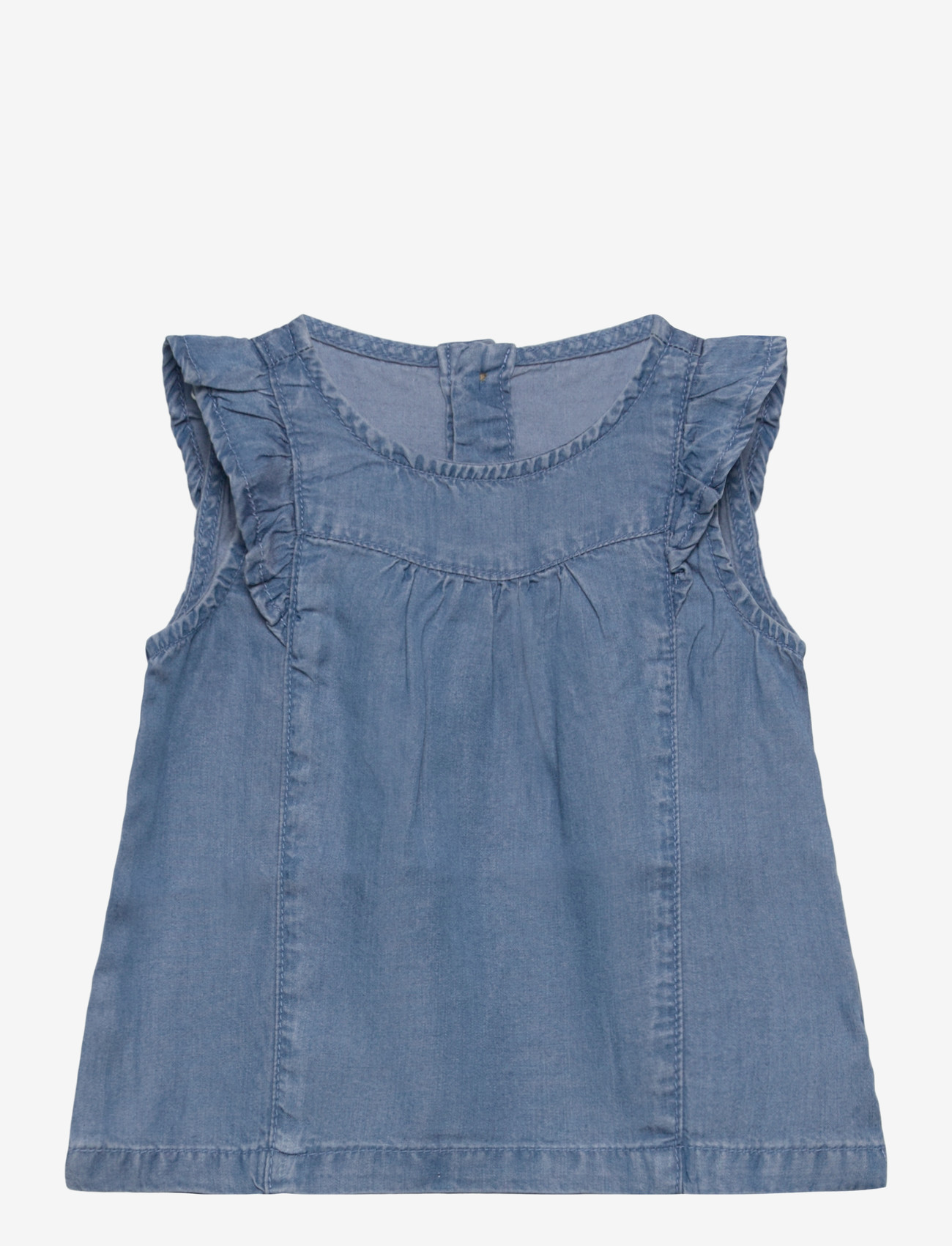 name it - NMFAMY SL DNM TOP 4054-OH J - westen - medium blue denim - 0