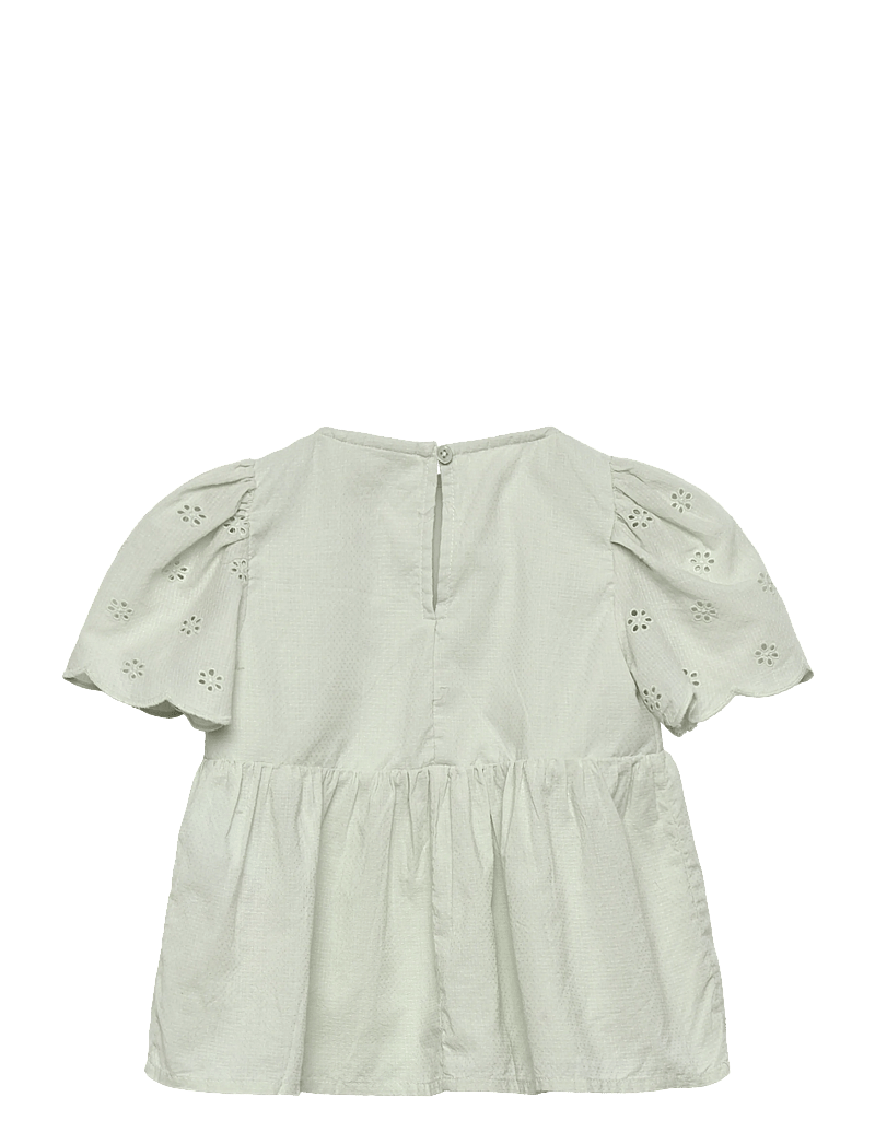 name it - NMFHALCYON SS TOP - blouses & tunics - pale aqua - 1