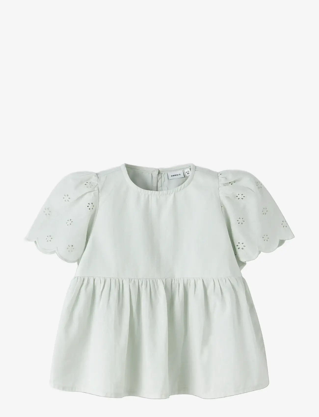name it - NMFHALCYON SS TOP - blouses & tunics - pale aqua - 2