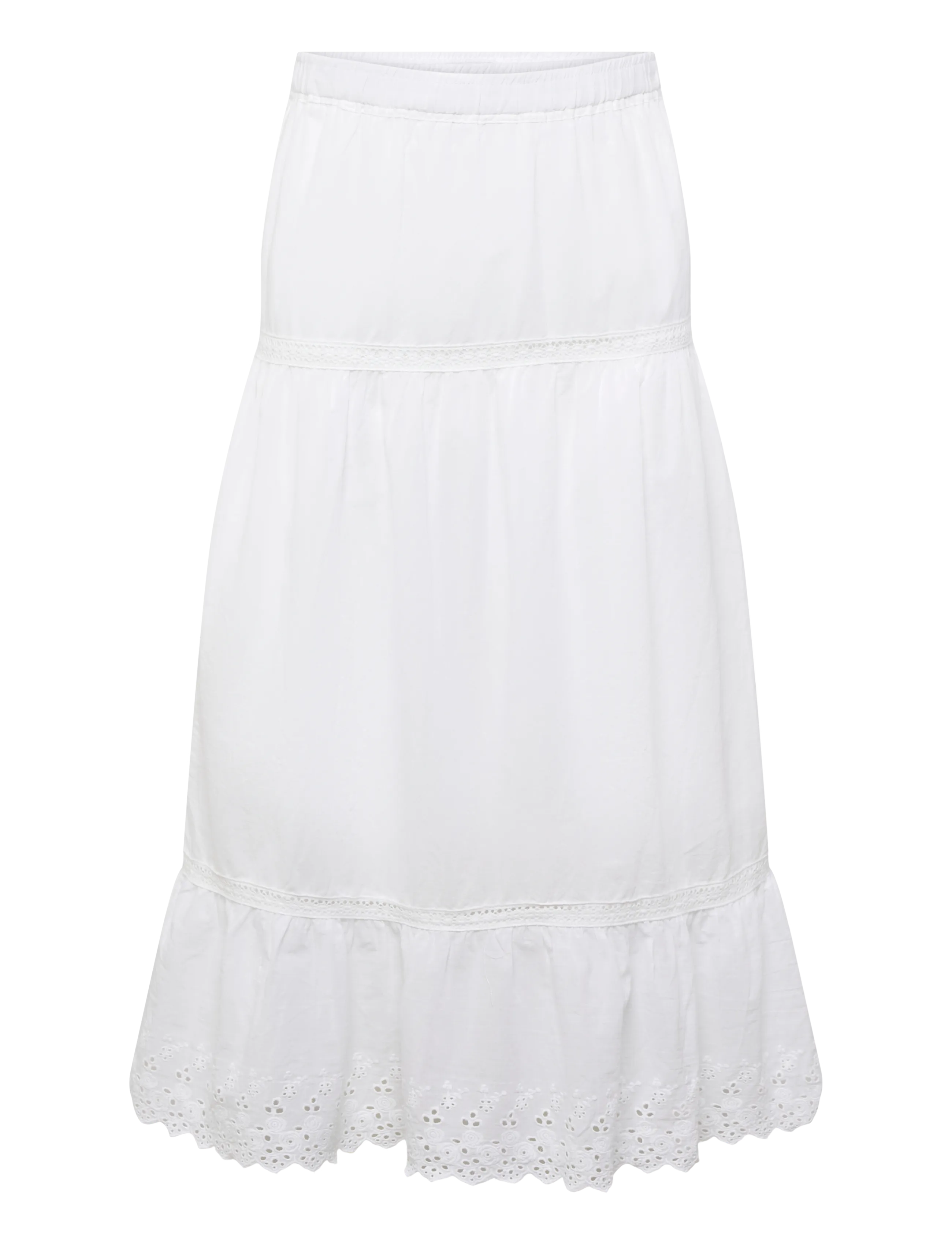 name it NKFHERMALA LONG SKIRT - Nieuwe Mode - BRIGHT WHITE / white