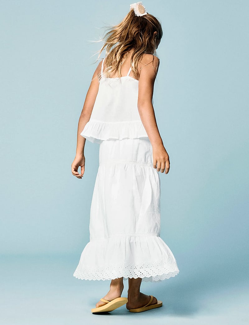 name it - NKFHERMALA LONG SKIRT - midi skirts - bright white - 4