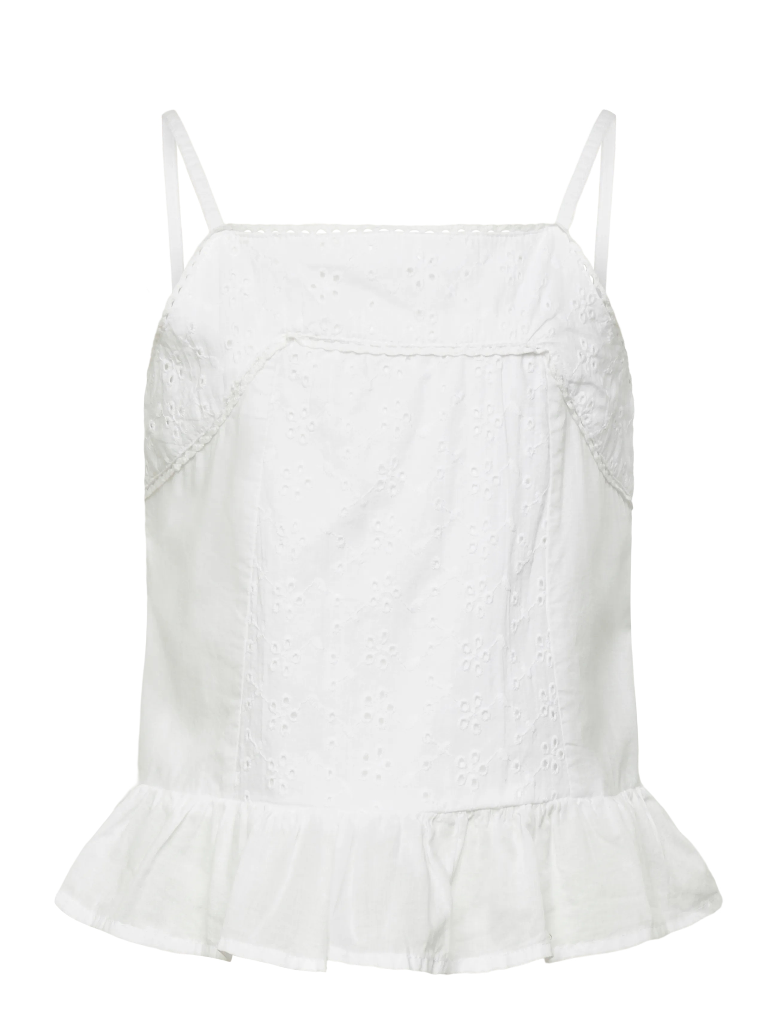 name it NKFHERMALA STRAP TOP - Clothing - BRIGHT WHITE / white