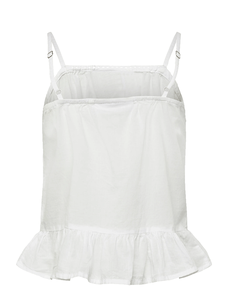 name it - NKFHERMALA STRAP TOP - tanktops - bright white - 1