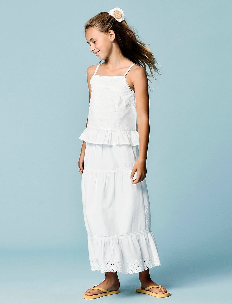 name it - NKFHERMALA STRAP TOP - tanktops - bright white - 3