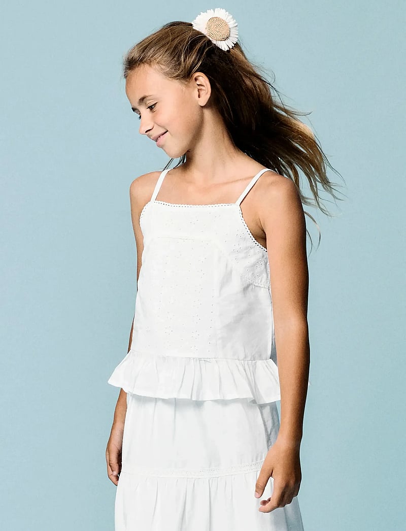 name it - NKFHERMALA STRAP TOP - tanktops - bright white - 4
