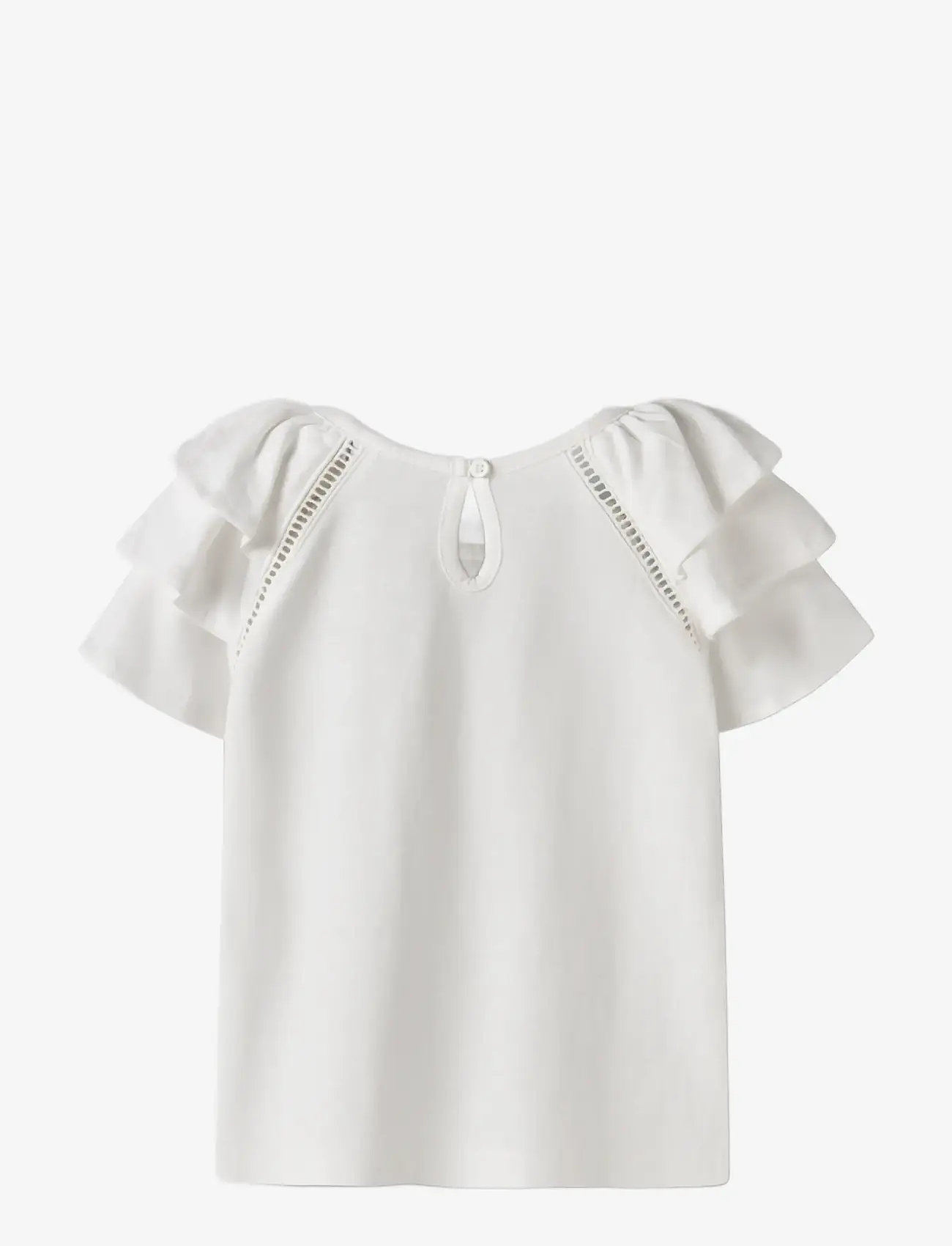 name it - NMFHUDA SS TOP - lyhythihaiset t-paidat - bright white - 1