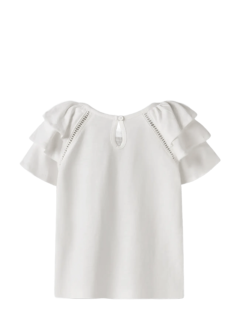name it - NMFHUDA SS TOP - lyhythihaiset t-paidat - bright white - 1
