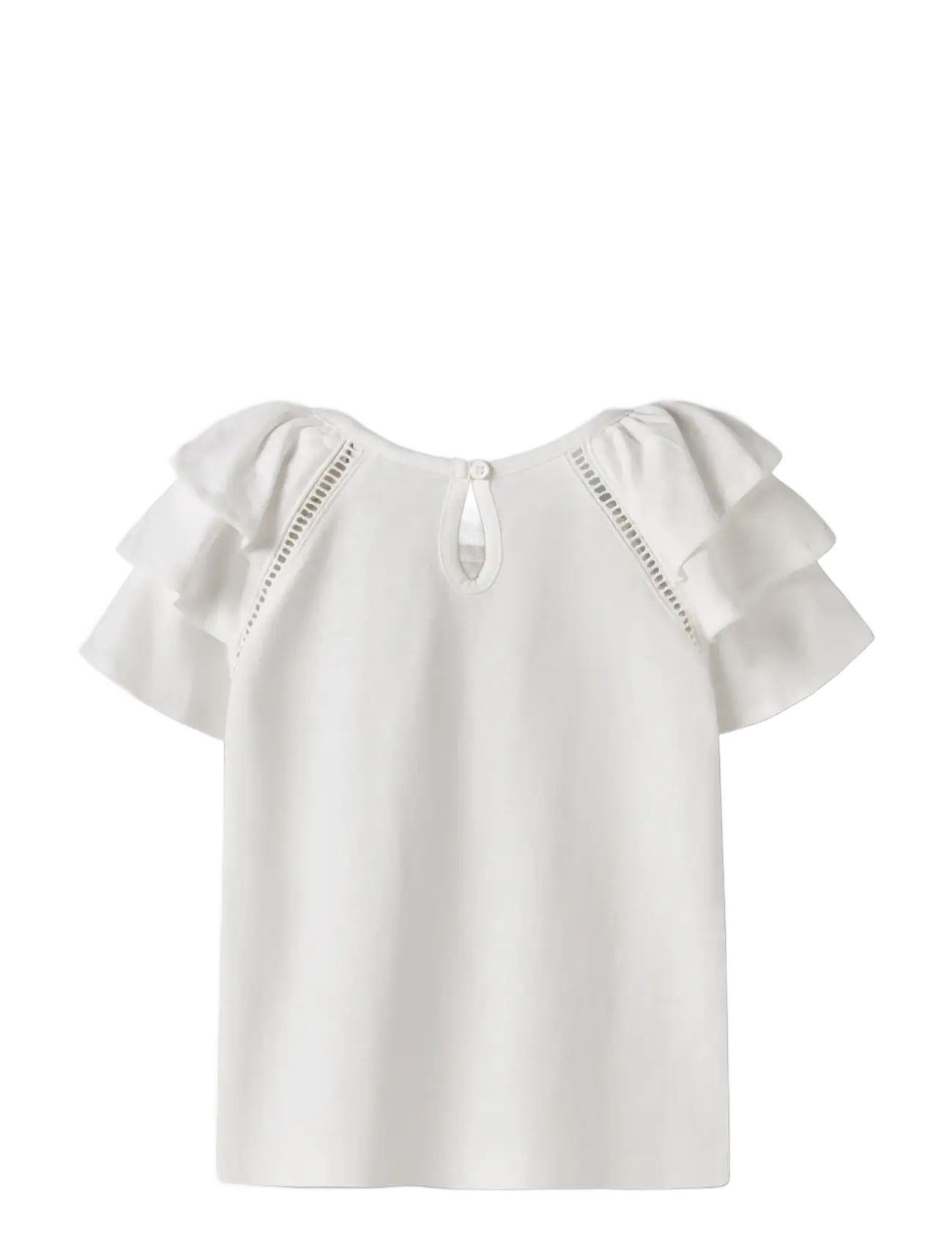 name it - NMFHUDA SS TOP - kurzärmelige - bright white - 1