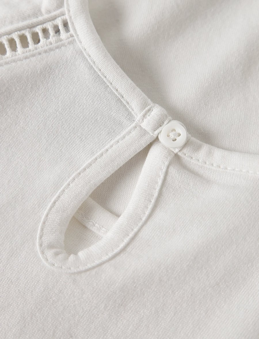 name it - NMFHUDA SS TOP - kurzärmelige - bright white - 2