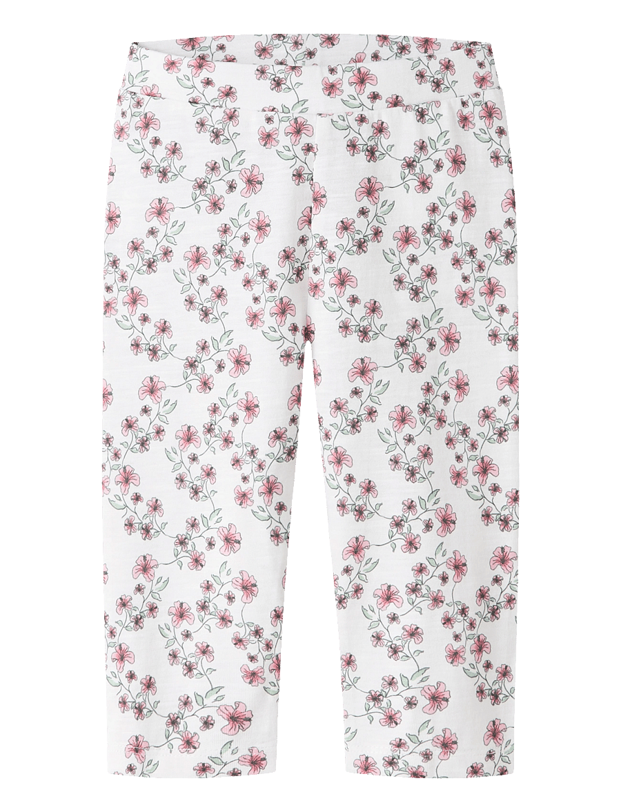 name it - NMFHAILEDO CAPRI LEGGING - retuusid - bright white - 0