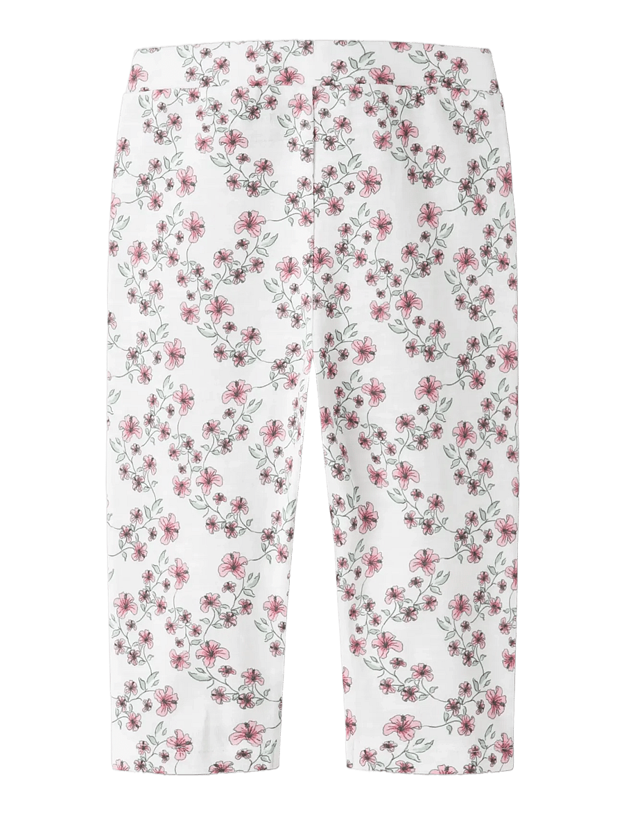 name it - NMFHAILEDO CAPRI LEGGING - retuusid - bright white - 1