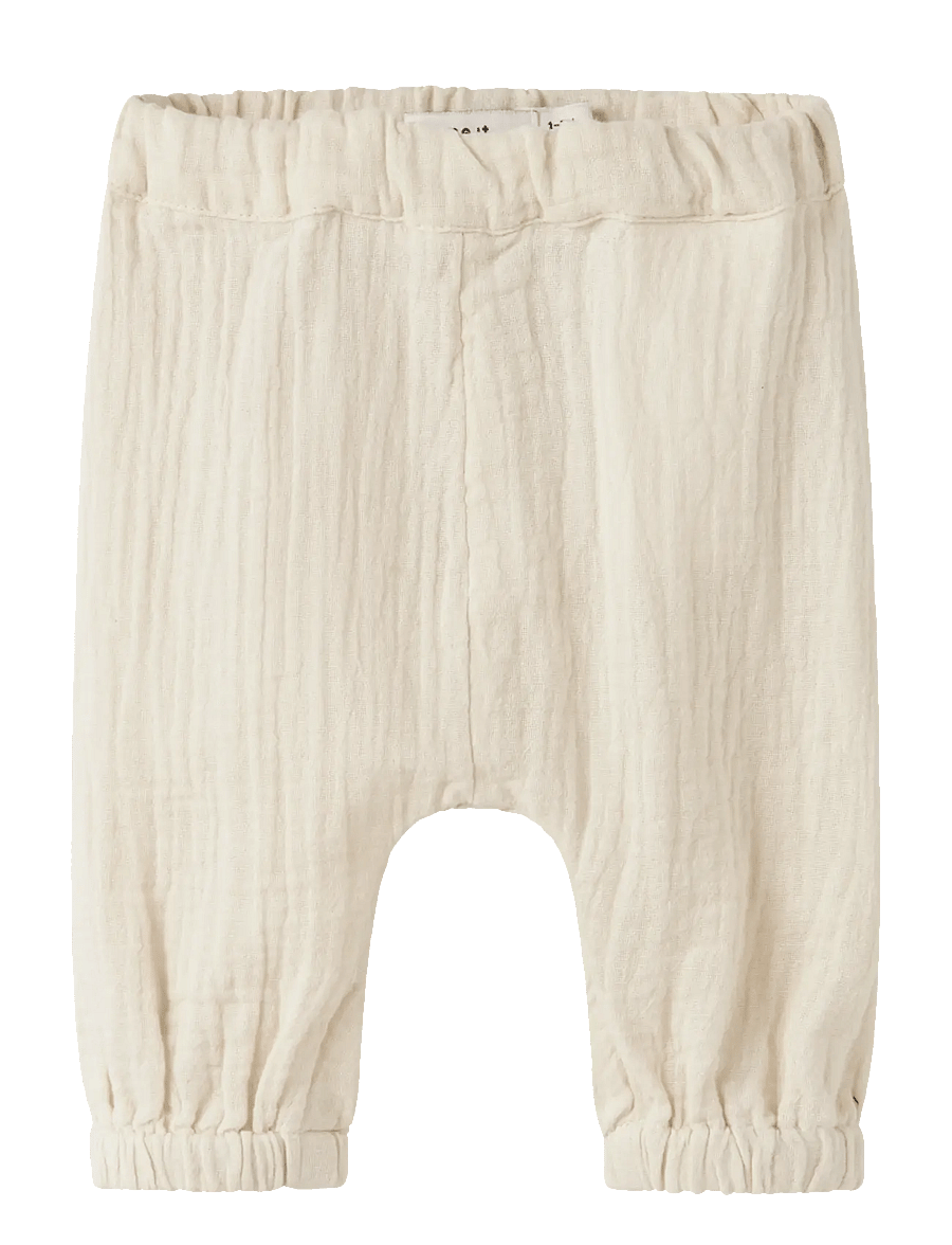 name it - NBFHIMMAS PANT - babyhosen - almond milk - 0