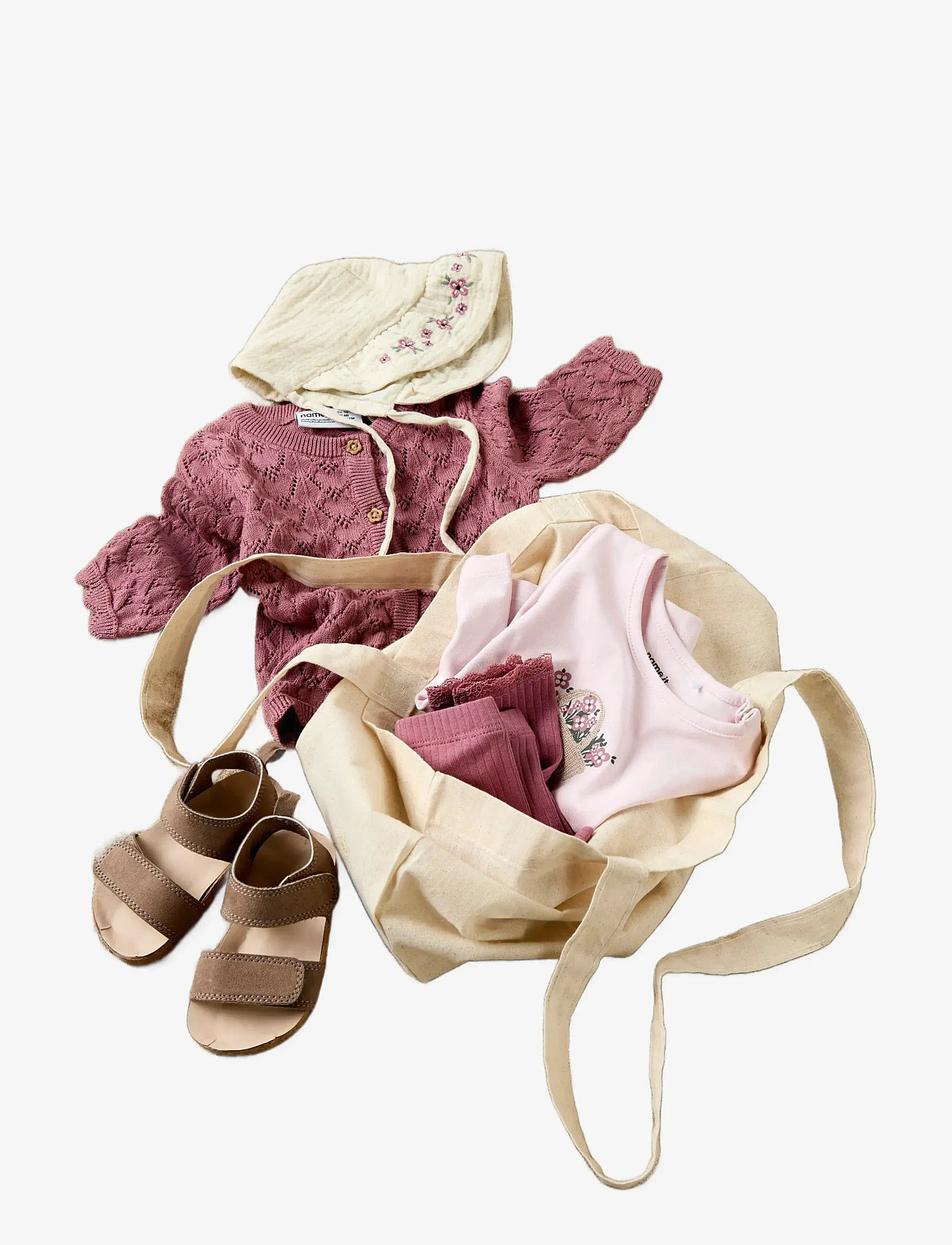 name it - NBFHIMMAS HAT - baby hats - almond milk - 2