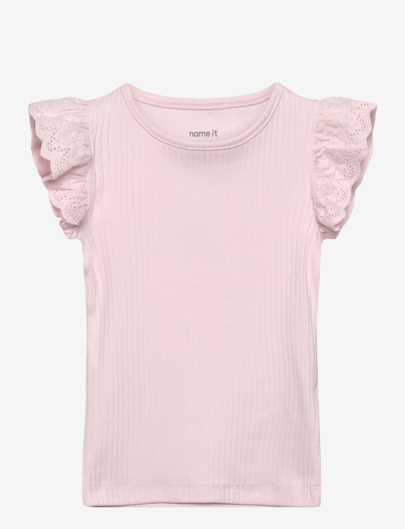 name it - NMFHAVELLE CAP SL TOP - kurzärmelige - cradle pink - 0