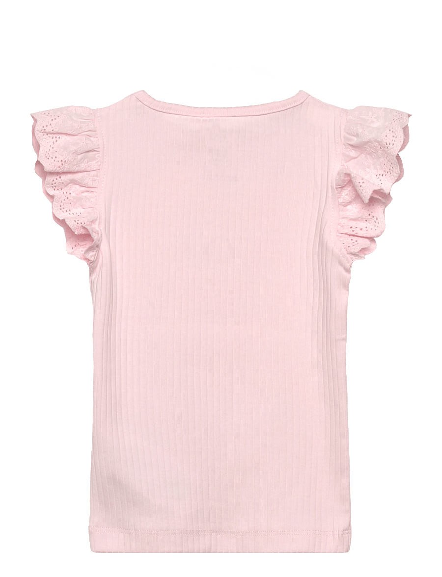 name it - NMFHAVELLE CAP SL TOP - kurzärmelige - cradle pink - 1