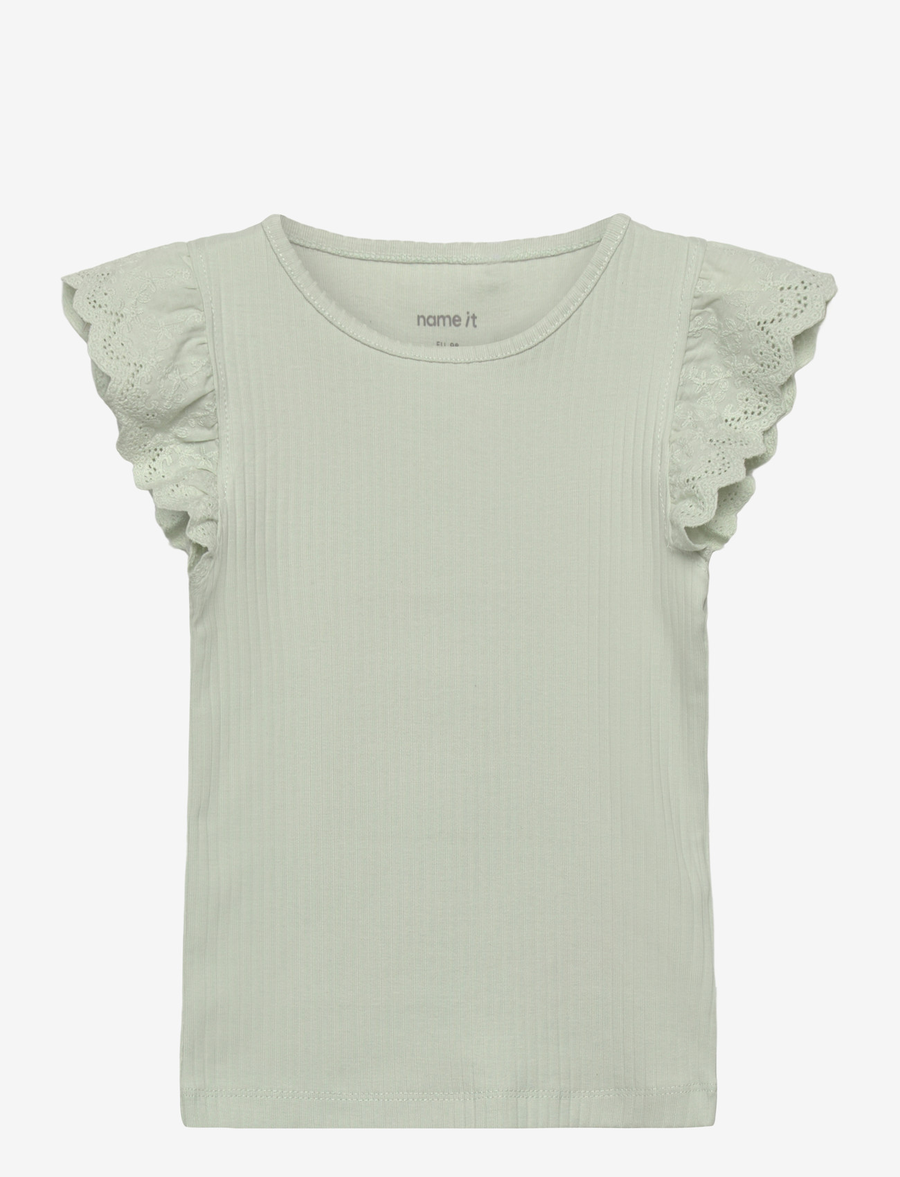 name it - NMFHAVELLE CAP SL TOP - kortärmade t-shirts - pale aqua - 0