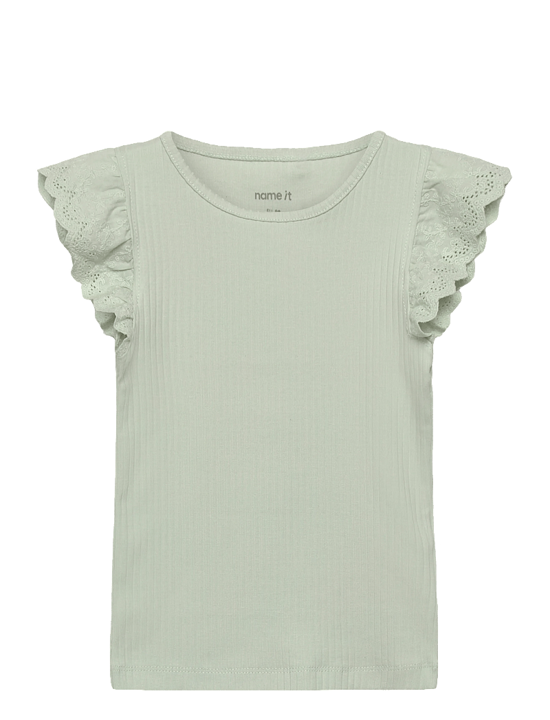 name it - NMFHAVELLE CAP SL TOP - kortärmade t-shirts - pale aqua - 0