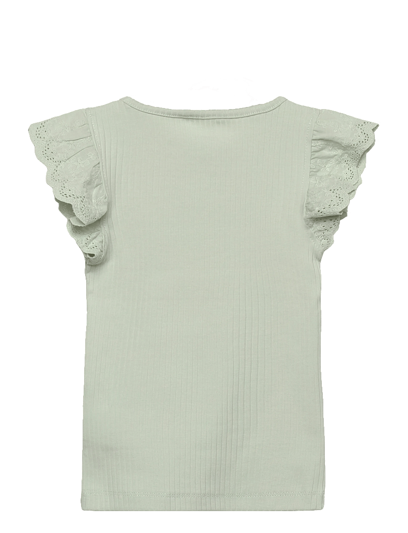 name it - NMFHAVELLE CAP SL TOP - kortärmade t-shirts - pale aqua - 1