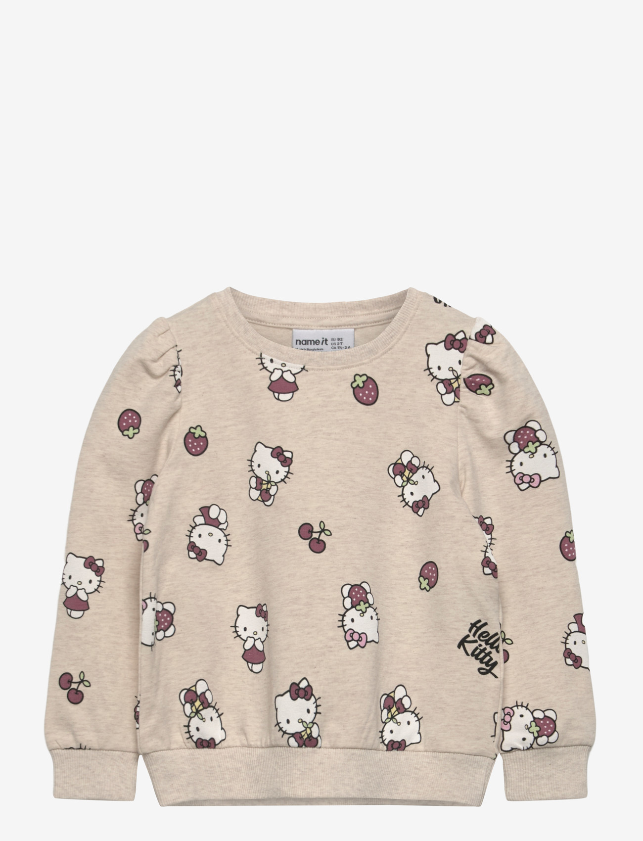 name it - NMFASA HELLOK SWEAT UNB SKY - dressipluusid - peyote melange - 0