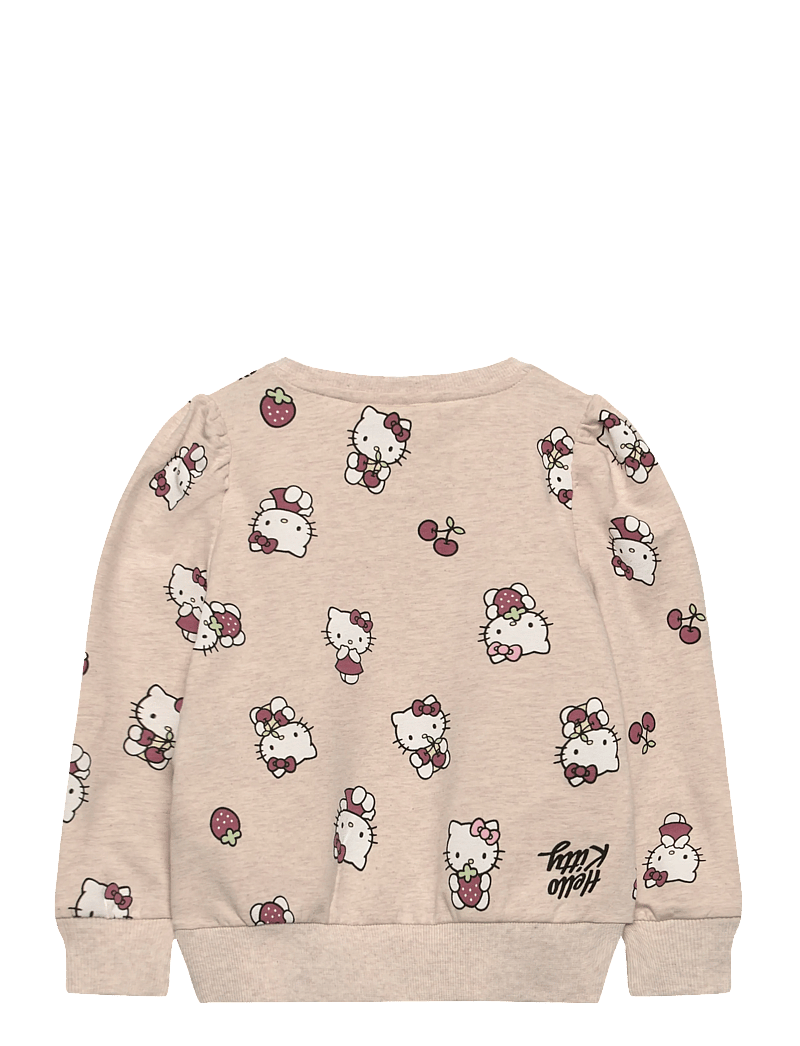 name it - NMFASA HELLOK SWEAT UNB SKY - sweatshirts - peyote melange - 1
