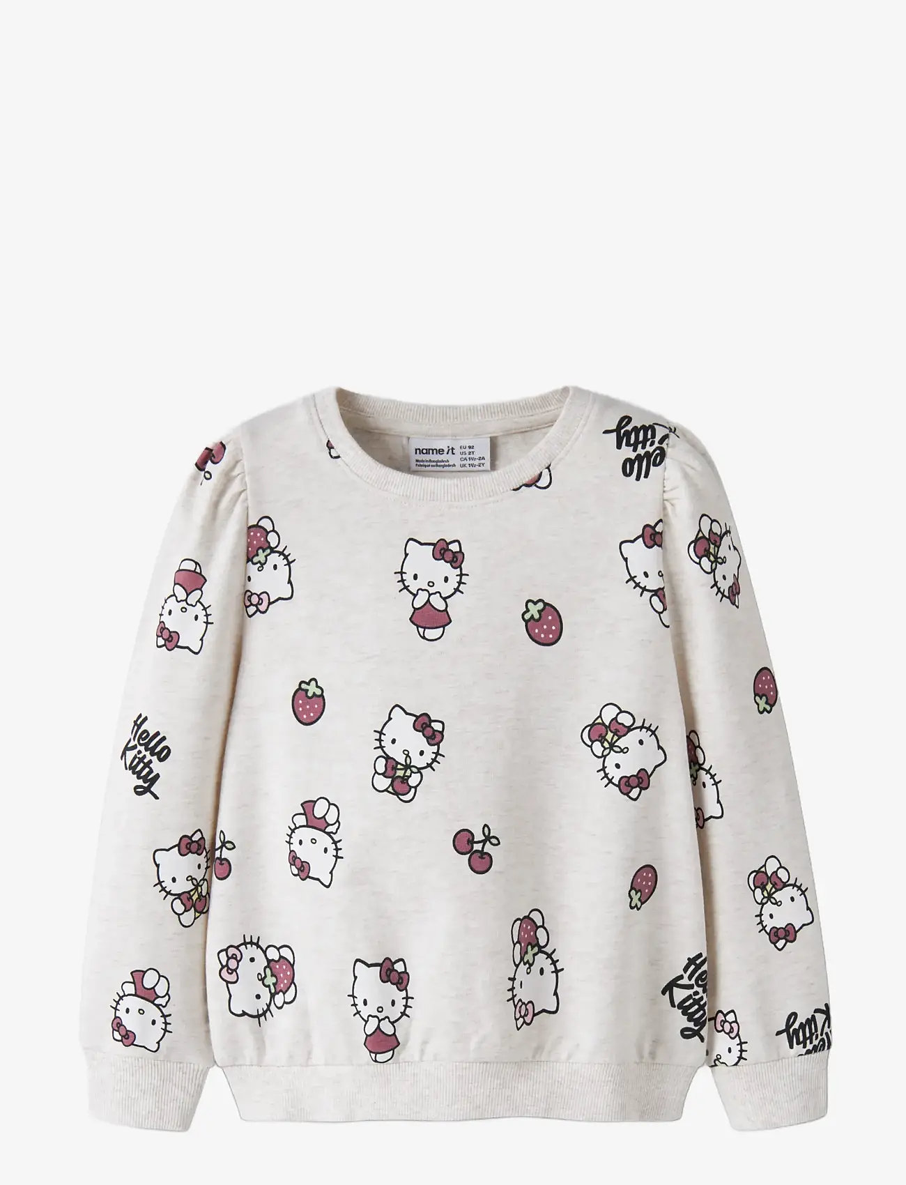 name it - NMFASA HELLOK SWEAT UNB SKY - dressipluusid - peyote melange - 2