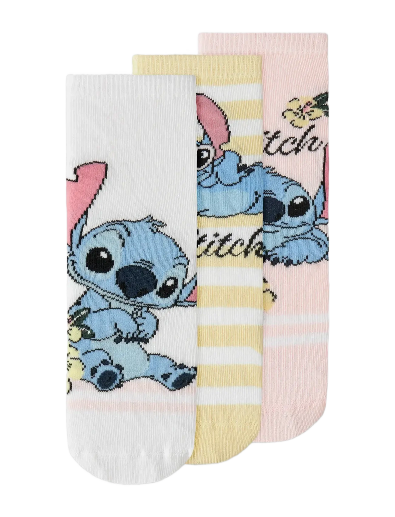name it - NMFANDI STITCH 3P SOCK WDI - suvised sooduspakkumised - cradle pink - 1