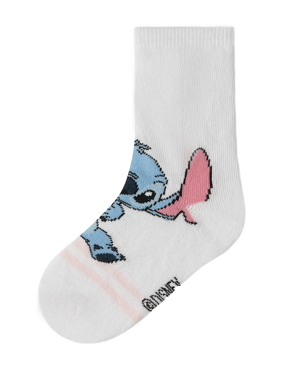 name it - NMFANDI STITCH 3P SOCK WDI - sokid - cradle pink - 3
