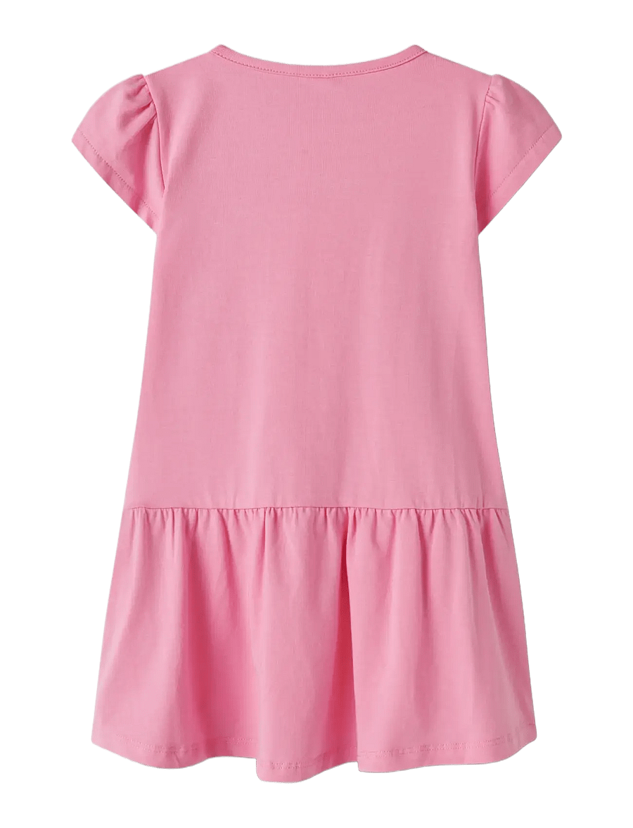 name it - NMFARINA PEPPA SS DRESS CPLG - kurzärmelige freizeitkleider - pink drink - 1