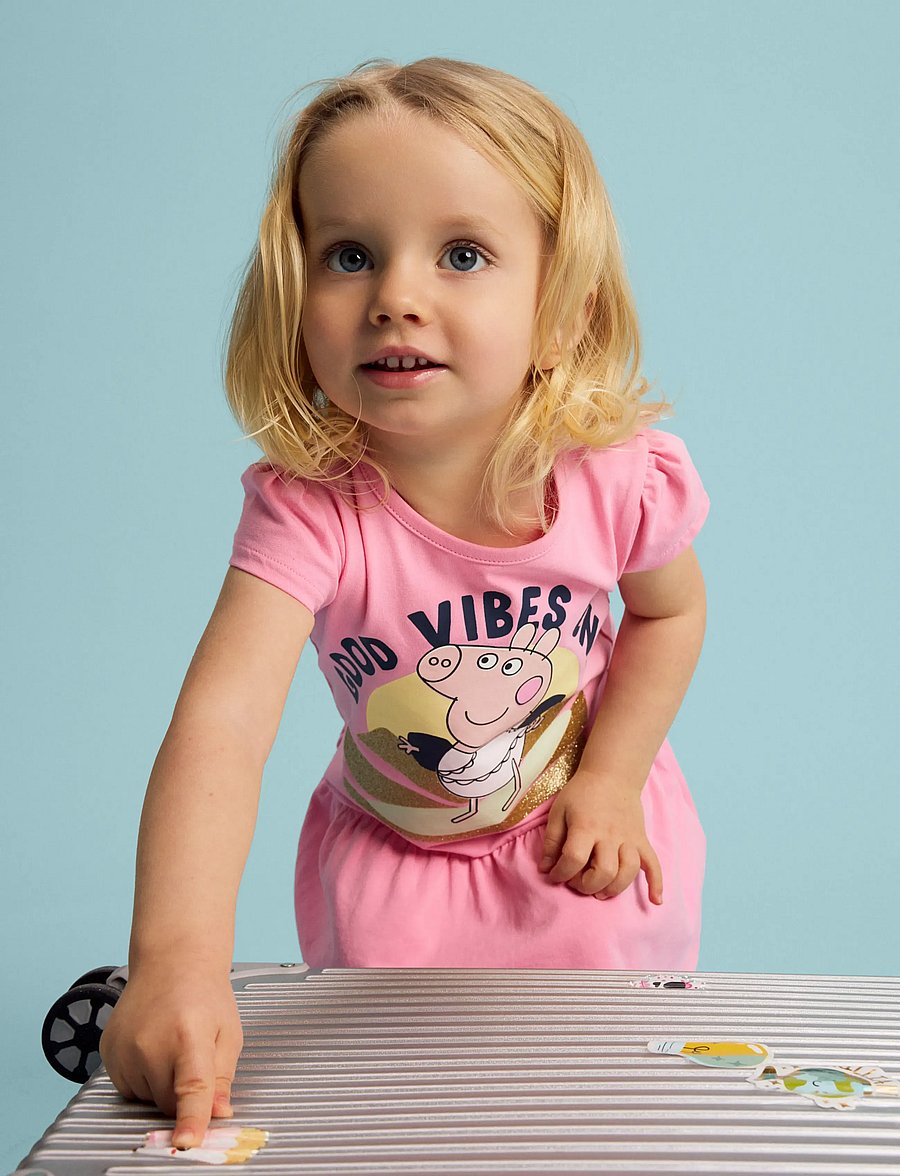 name it - NMFARINA PEPPA SS DRESS CPLG - kurzärmelige freizeitkleider - pink drink - 3