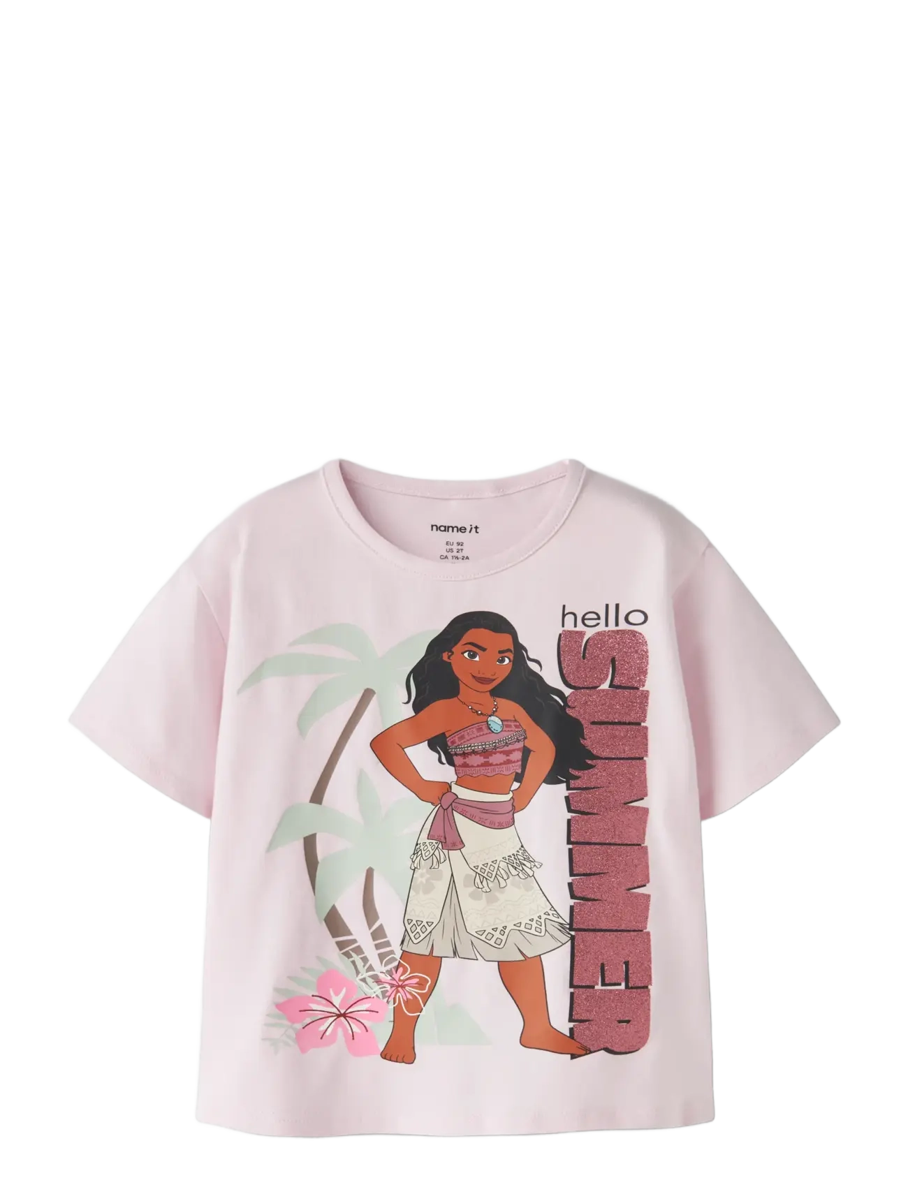 name it - NMFMIDI MOANA SS NREG TOP BOX WDI - marškinėliai trumpomis rankovėmis - cradle pink - 2