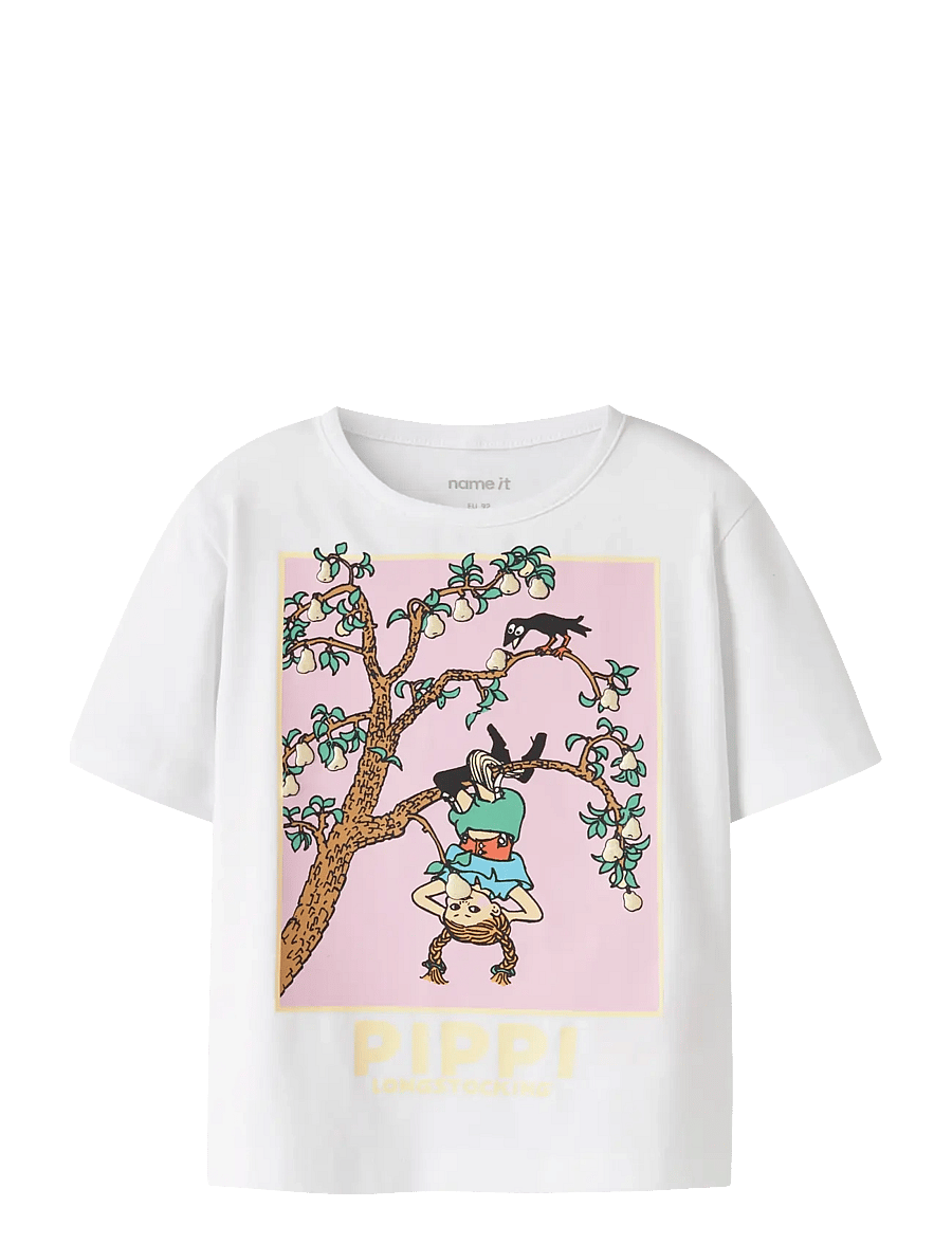 name it - NMFMURI PIPPI SS NREG TOP BOX SKY - bright white - 0