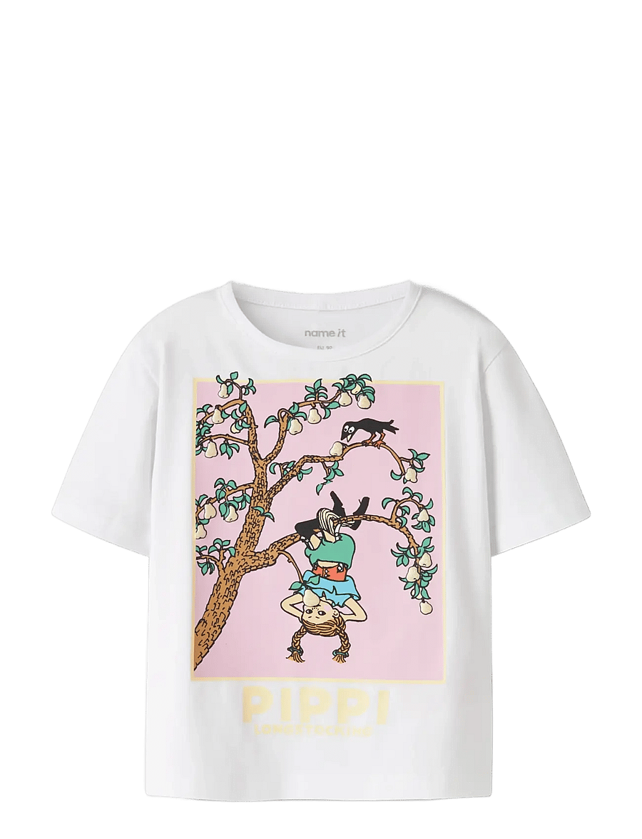 name it - NMFMURI PIPPI SS NREG TOP BOX SKY - bright white - 2