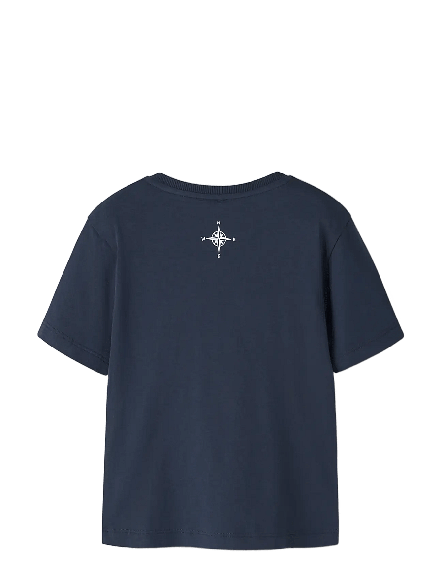 name it - NMMHAYDE SS NREG TOP BOX - kurzärmelige - navy blazer - 1