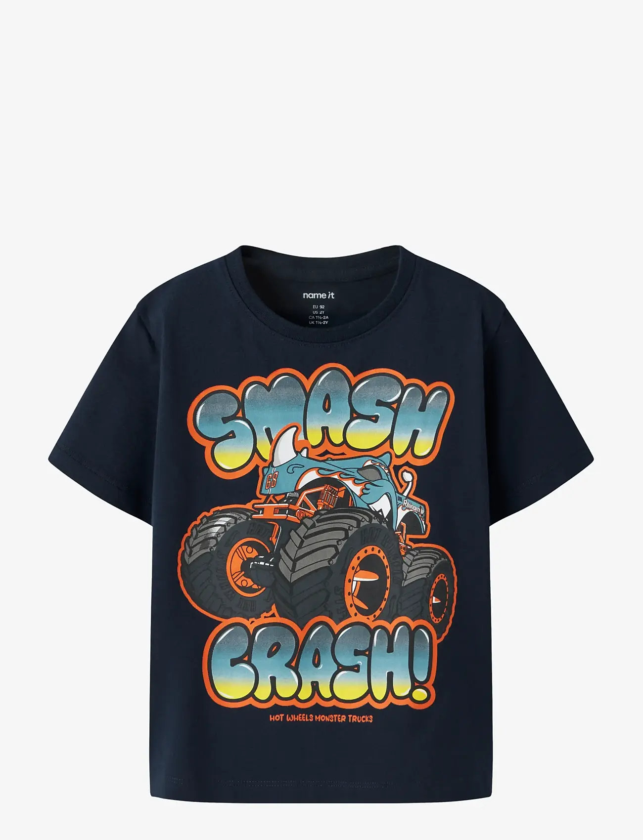 name it - NMMMORE HOTWHEELS SS NREG TOP BOX SKY - kortærmede t-shirts - navy blazer - 0