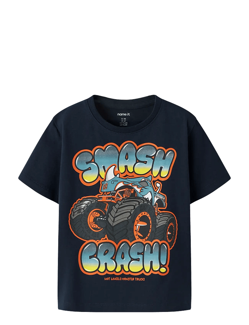 name it - NMMMORE HOTWHEELS SS NREG TOP BOX SKY - kortærmede t-shirts - navy blazer - 0