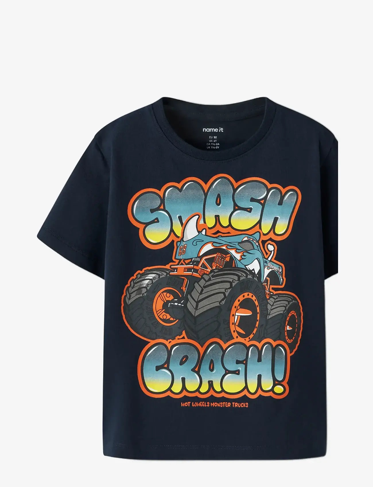 name it - NMMMORE HOTWHEELS SS NREG TOP BOX SKY - kortærmede t-shirts - navy blazer - 2