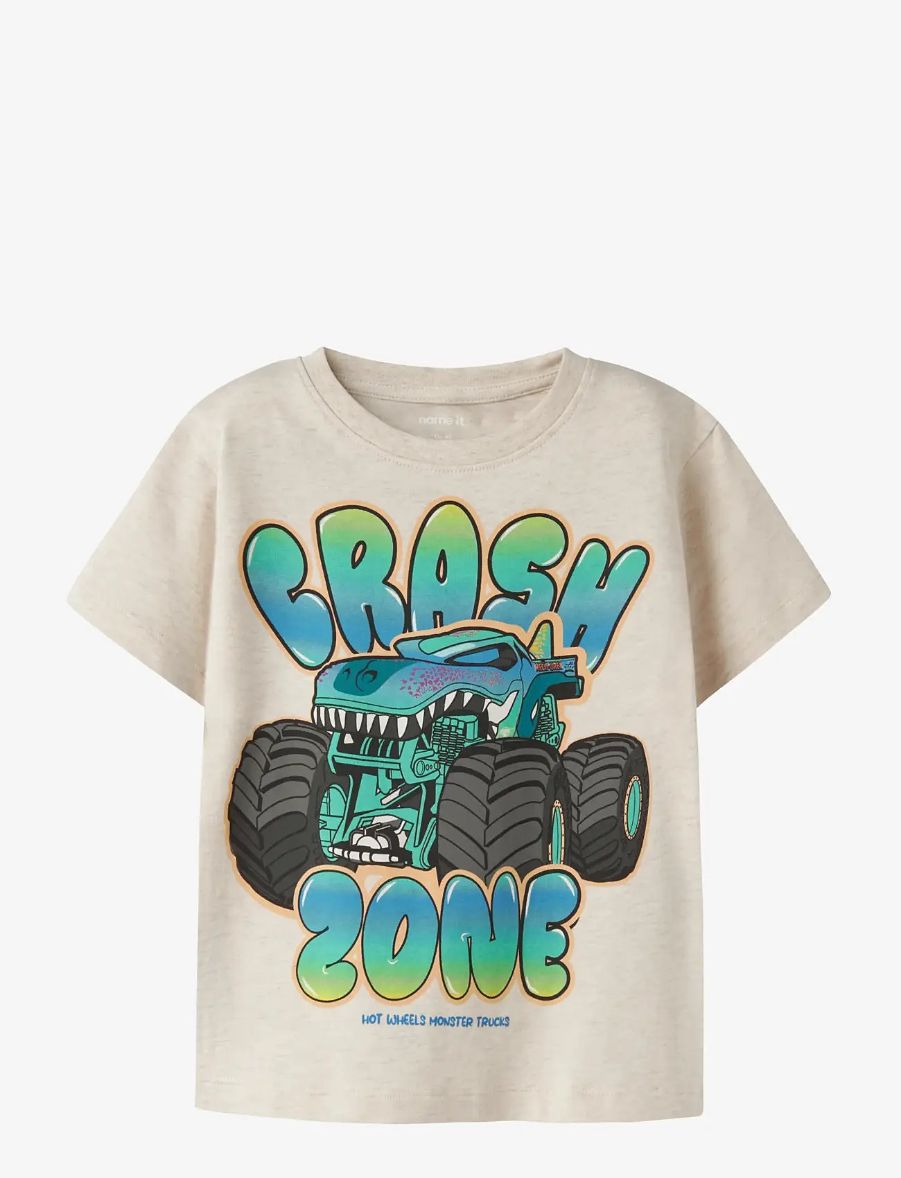 name it - NMMMORE HOTWHEELS SS NREG TOP BOX SKY - kortærmede t-shirts - peyote melange - 0