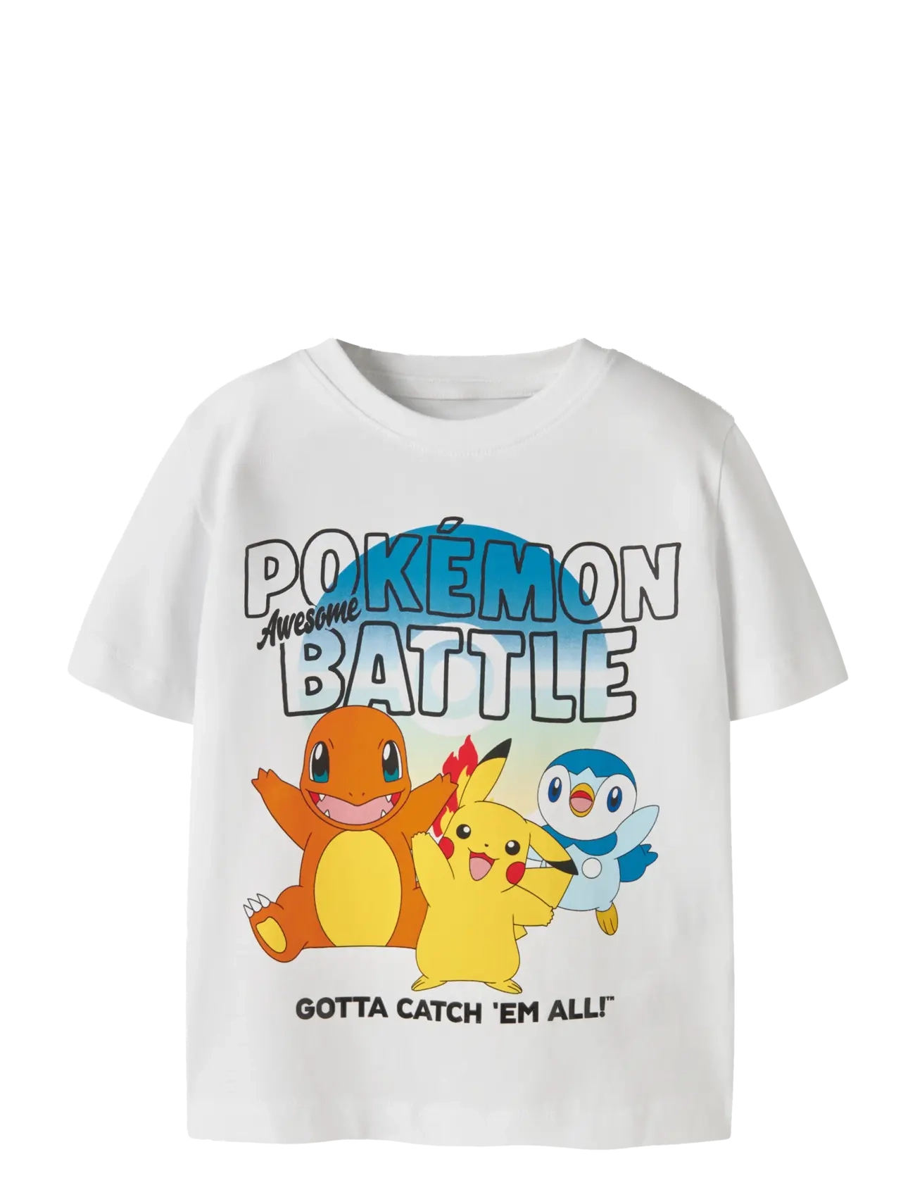 NAME IT Nmmmalt Pokemon Ss Nreg Oberteil Box Sky Weiß - 98 - Kinder
