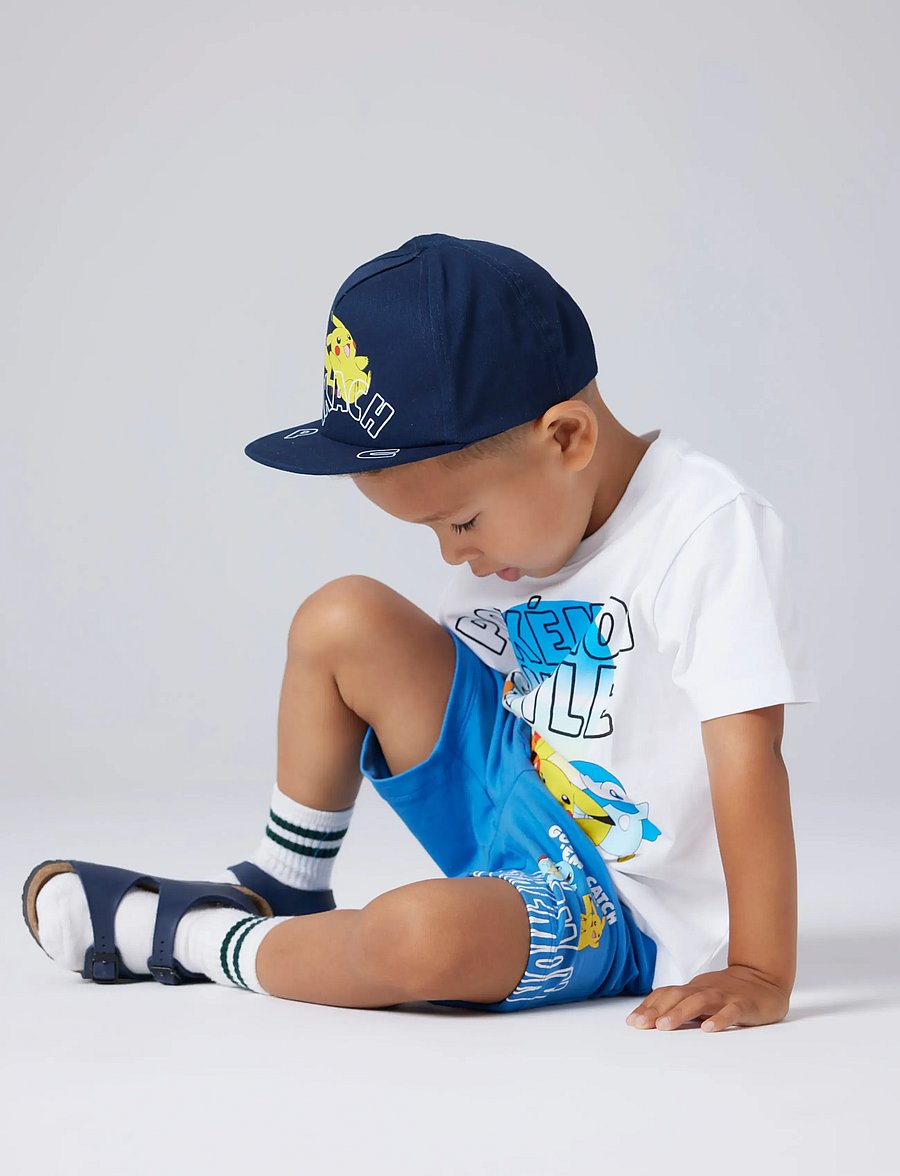 name it - NMMMALT POKEMON SS NREG TOP BOX SKY - kurzärmelige - bright white - 2