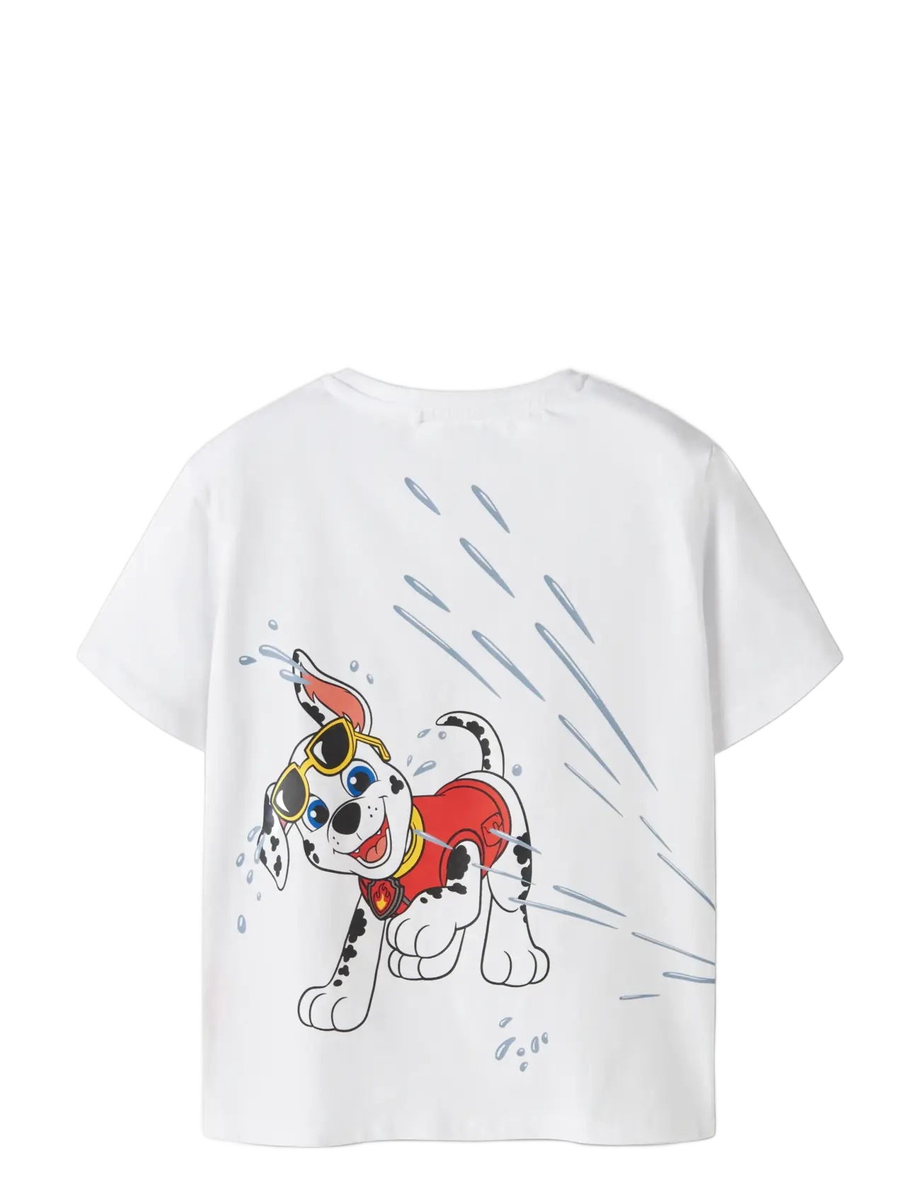 name it - NMMMACAS PAW SS NREG TOP CPLG - lyhythihaiset t-paidat - bright white - 1