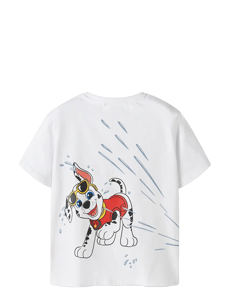 name it - NMMMACAS PAW SS NREG TOP CPLG - kurzärmelige - bright white - 1