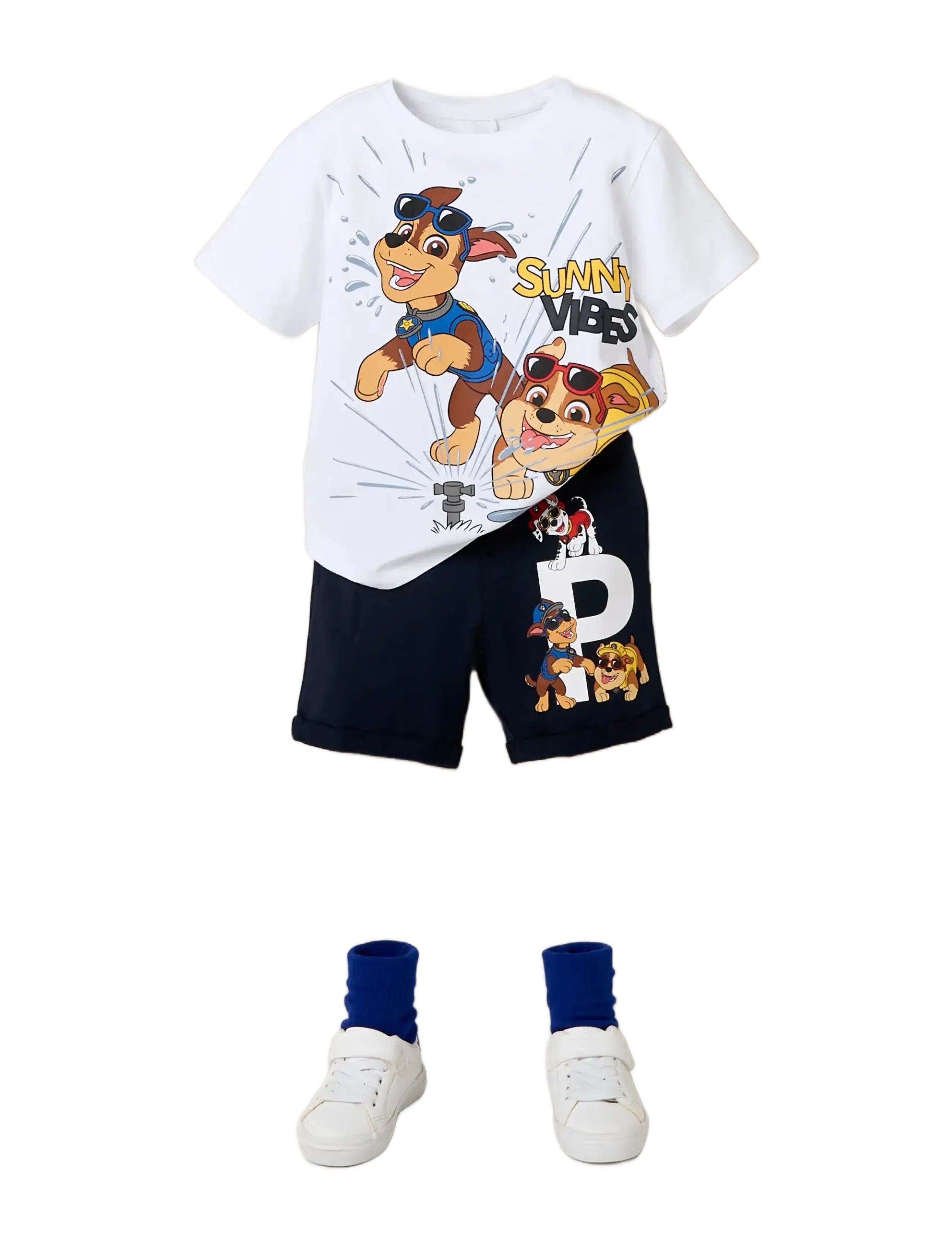 name it - NMMMACAS PAW SS NREG TOP CPLG - lyhythihaiset t-paidat - bright white - 3