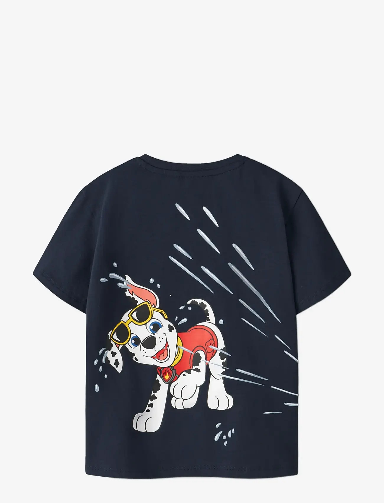 name it - NMMMACAS PAW SS NREG TOP CPLG - t-krekli ar īsām piedurknēm - navy blazer - 1