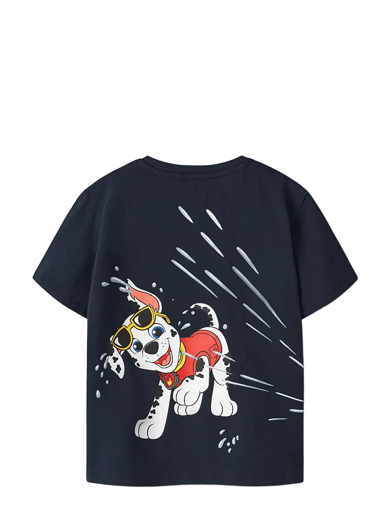 name it - NMMMACAS PAW SS NREG TOP CPLG - kurzärmelige - navy blazer - 1