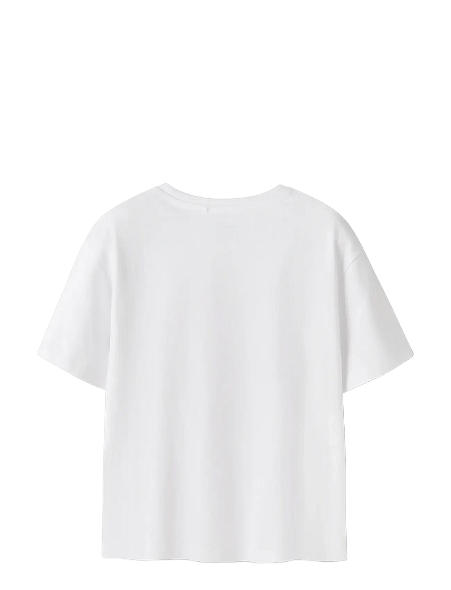 name it - NKFAFIRA HELLOK SS NREG TOP SKY - lühikeste varrukatega t-särgid - bright white - 1