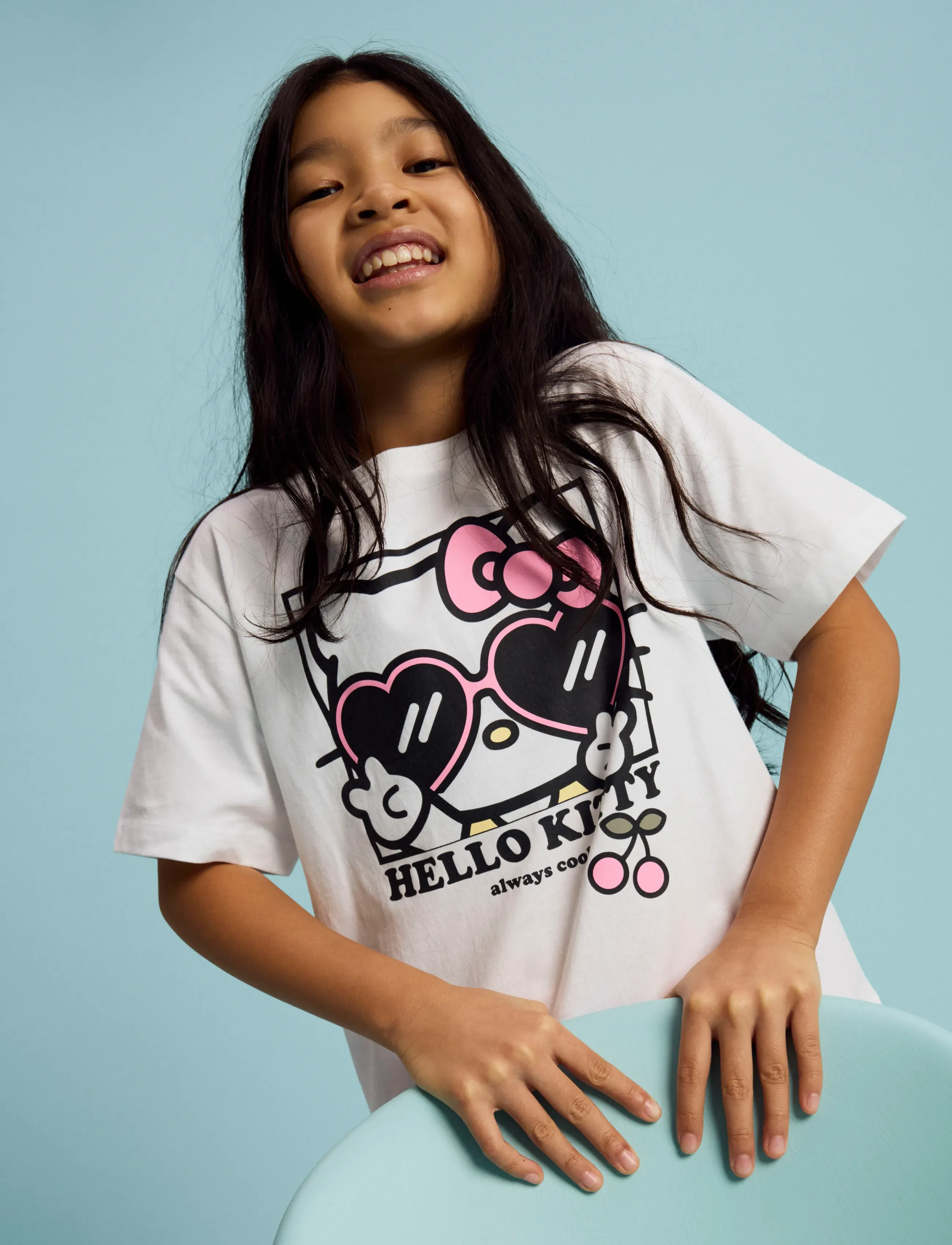 name it - NKFAFIRA HELLOK SS NREG TOP SKY - kortærmede t-shirts - bright white - 3